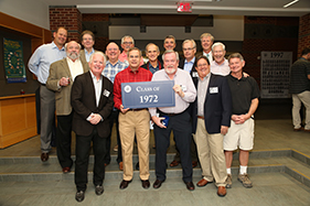 Photo of the class of 1972. Link to Life Stage Gift Planner Ages 60-70 Situations.